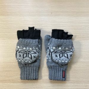 Fingerless glove-mittens